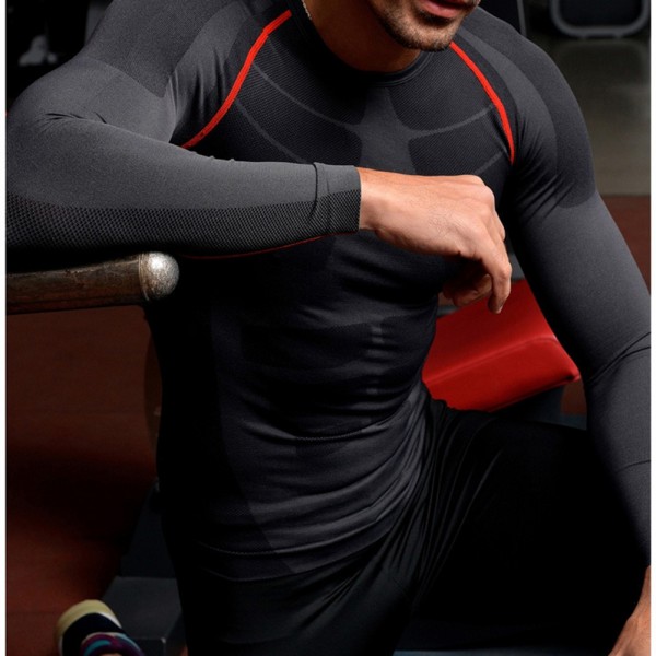 Mens Compression Skin Base Layer Tight Tee Shirt Tops Training Gym Workout M Xl Ebay 6881